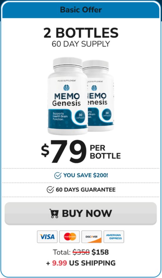 MemoGenesis offer price