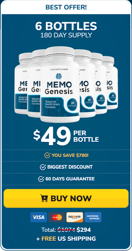 MemoGenesis offer price